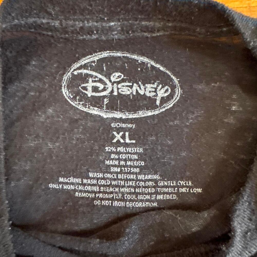 Disney Black Charcoal Vintage Mickey Mouse Short Sleeve XL T-shirt Unisex - Picture 4 of 6